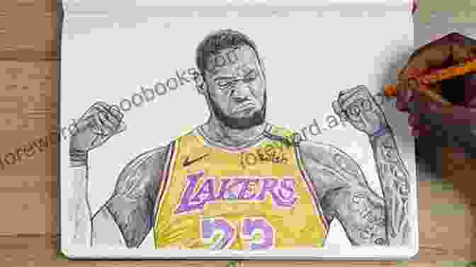 A Drawing Of Lebron James By Artist Drew Struzan NBA: Hunting Down The Draws