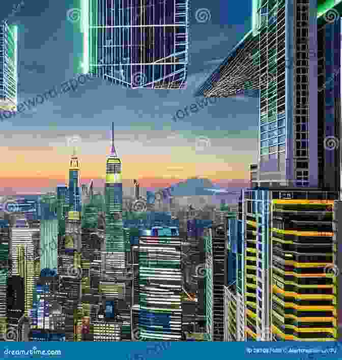 A Futuristic Cityscape From The Book, With Towering Skyscrapers And Neon Lights Casting An Eerie Glow Friendly Fire: A Sci Fi Thriller (Gunn And Salvo 2)