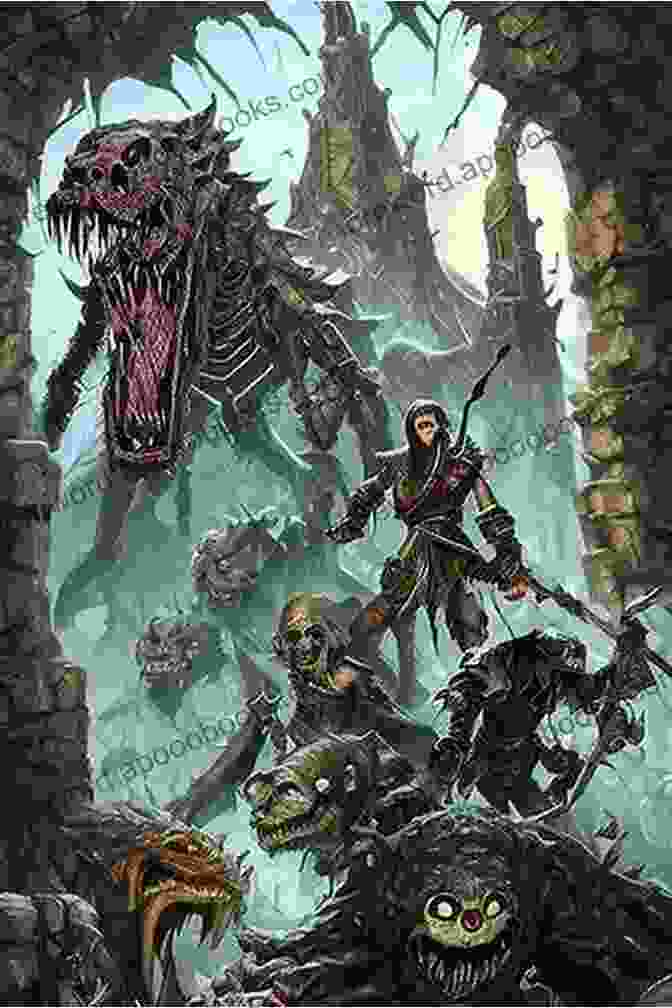 A Group Of Adventurers Navigate Through A Labyrinthine Dungeon, Their Faces Illuminated By The Flickering Light Of A Distant Torch. The Entropic Core (The Dungeon Of Stories 2)