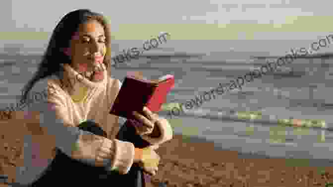 A Person Sitting On A Beach, Reading A Book And Enjoying The View Of The Ocean COASTAL CURSE: Coastal Adventure Number 8