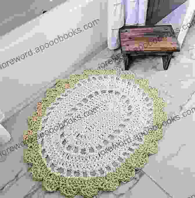 A Photo Of A Crocheted Rug With A Vintage Pattern Vintage Crocheted Rugs: 15 Easy Patterns For The Home