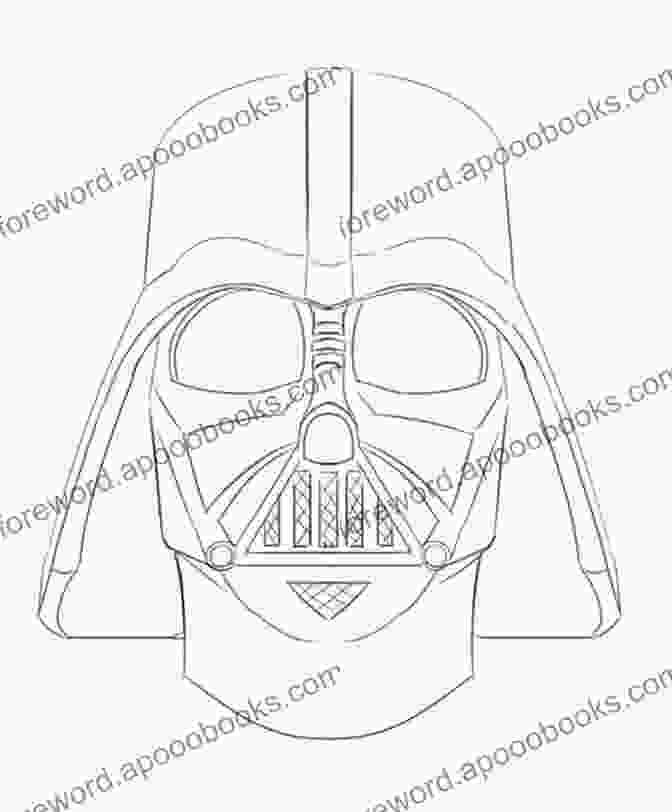 A Sketch Of Darth Vader's Mask And Lightsaber Star Wars (1977 1986) #68 David Gonzalez