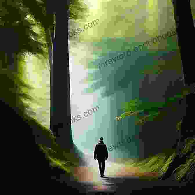 An Atmospheric Image Of A Solitary Figure Walking Along A Secluded Forest Path, Immersed In The Tranquil Embrace Of Nature, Surrounded By Towering Trees And Dappled Sunlight Blink: A Poetic Novella Kalen Dion