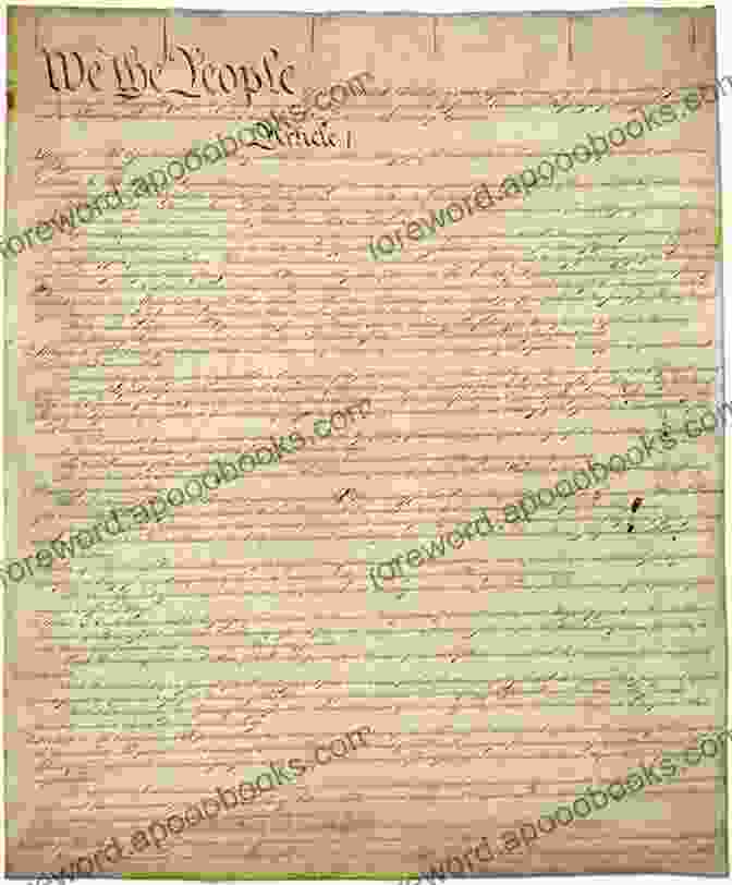 An Image Of The United States Constitution, A Revered Document That Has Shaped The Nation's Destiny The Constitution And America S Destiny