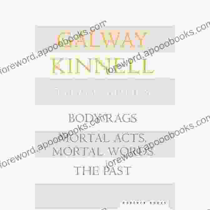 Book Cover Of Three Galway Kinnell Three Galway Kinnell