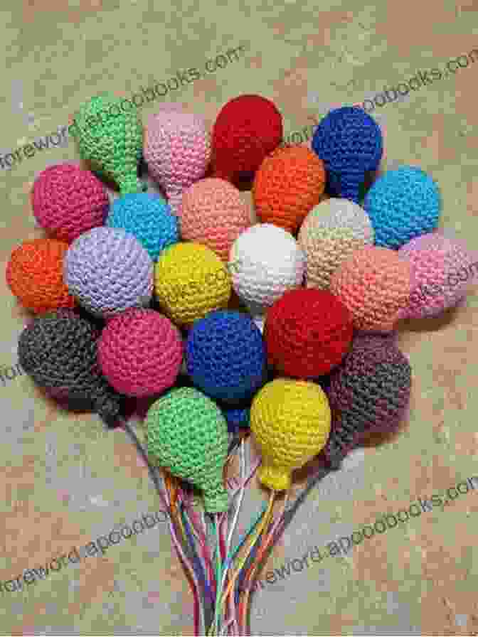 Crochet Balloon Appliqué In Rainbow Colors Balloon Pattern Crochet Appilque By HomeArtist Designs