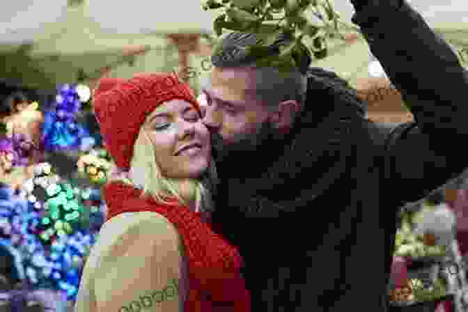 Georgia And Ethan Sharing A Romantic Moment Under The Mistletoe The Christmas Wish (Blessings Georgia 12)