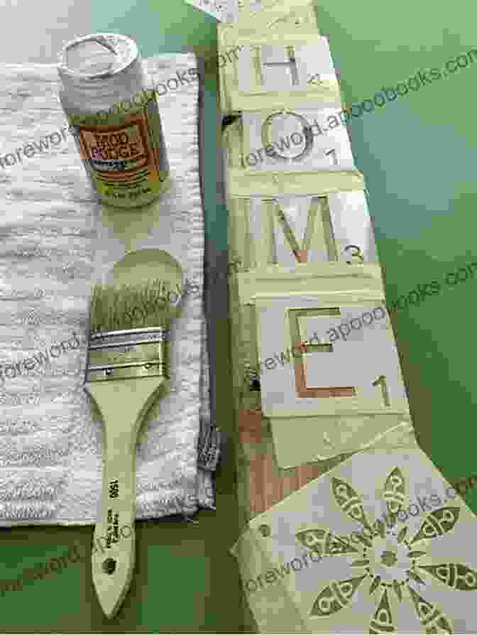 Image Of Applying Paint To A Stencil Using A Brush Mastering Quilt Marking: Marking Tools Techniques Choosing Stencils Matching BFree Downloads Corners