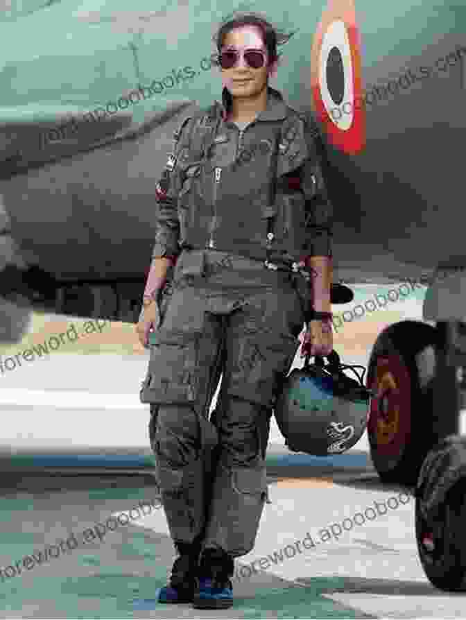 Image Of Rogue November Dubose In Her Air Force Uniform, Standing In Front Of A P 51 Mustang Fighter Jet. Rogue November DuBose