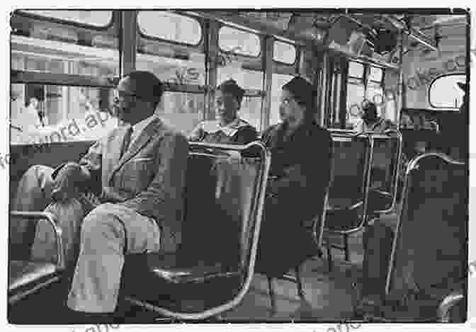 Rosa Parks, The Civil Rights Activist, Sitting Defiantly On A Bus Seat In Montgomery, Alabama. Women Who Don T Wait In Line: Break The Mold Lead The Way