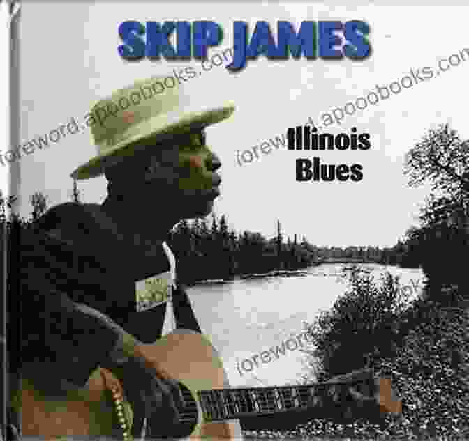 Skip James' Iconic Album Cover, Featuring His Haunting Gaze Against A Desolate Backdrop I D Rather Be The Devil: Skip James And The Blues