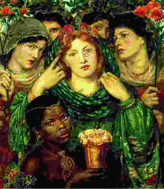 The Bride By Dante Gabriel Rossetti, 1865. A Depiction Of A Young Bride On Her Wedding Day, Surrounded By Symbolic Imagery, Including Orange Blossoms, Roses, And A Caged Dove. The House Of Life (Illustrated): With Twelve Of Rossetti S Finest Art Works