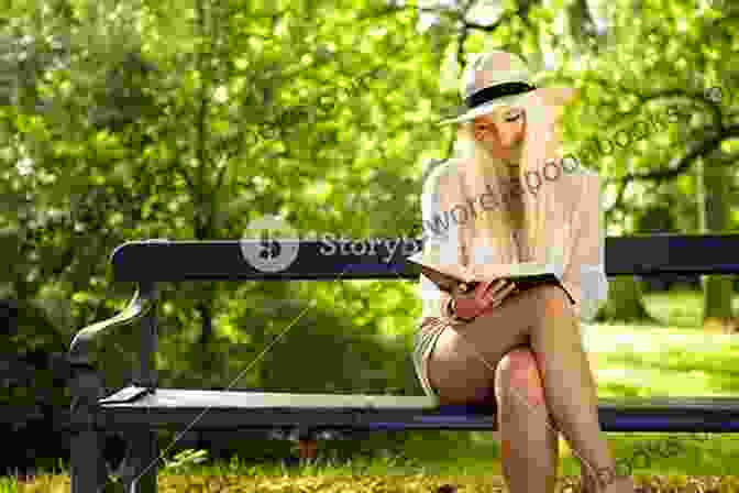 The Country Escape Novel Cover With A Woman Sitting On A Bench Overlooking A Lush Green Meadow The Country Escape: An Uplifting Funny Romantic Read