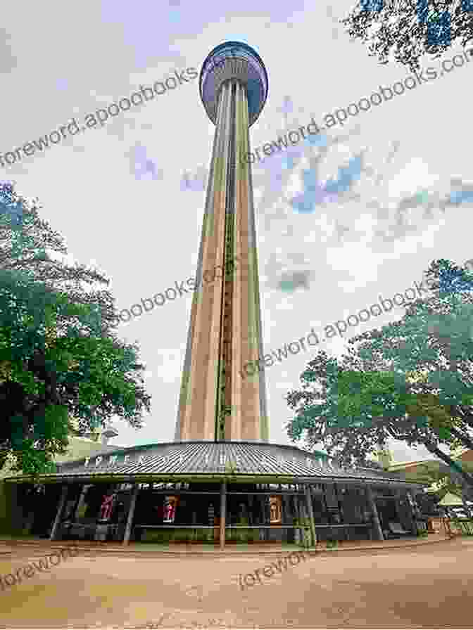 The Iconic Tower Of The Americas Rising Above The San Antonio Riverwalk, Offering Stunning Views Of The City Skyline The Stunning Visual Surprises Of The San Antonio Riverwalk: Photographic Images Of Artist Marques Vickers