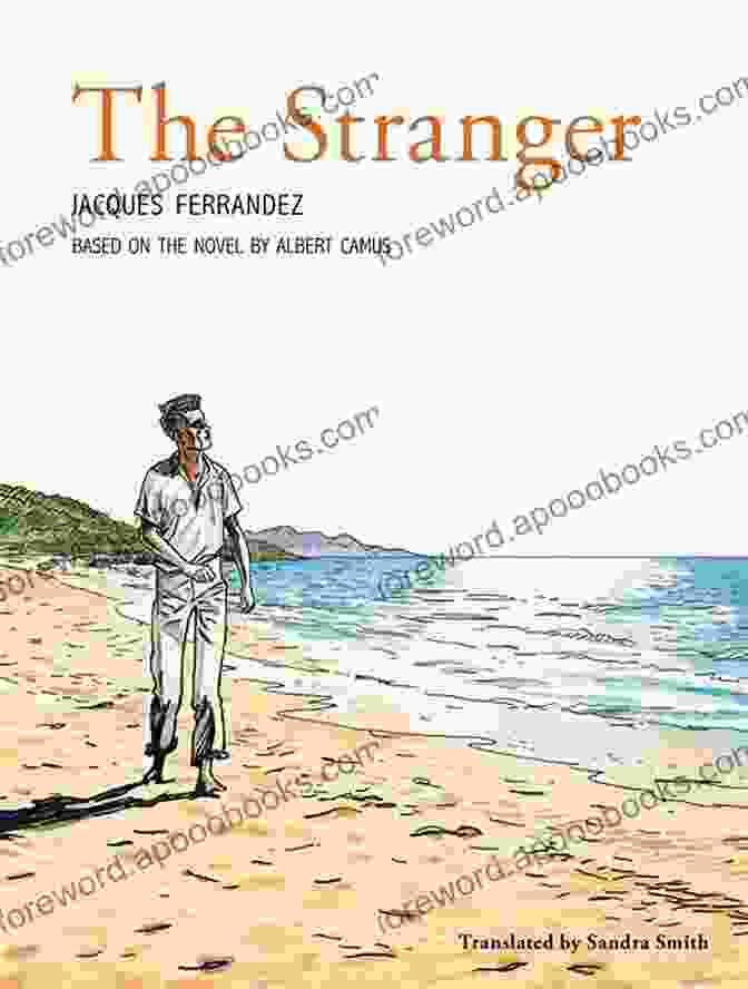 The Stranger Book Cover With The Image Of A Man Facing The Ocean The Stranger (MAXNotes Literature Study Guides) (MAXnotes Literature Guides)