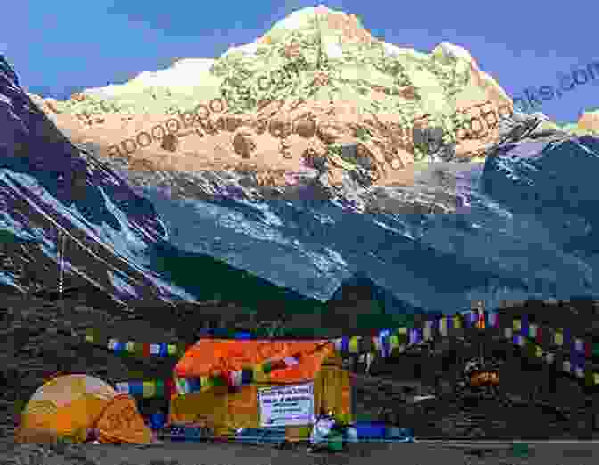 Trekkers Enjoy Panoramic Views Of Mount Annapurna From The Annapurna Base Camp Annapurna Sanctuary And Circuit Marques Vickers