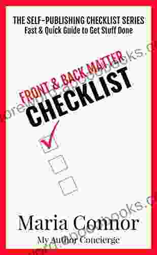 Front Back Matter Checklist (The Self Publishing Checklist Series)